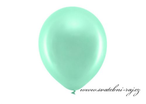 Zobrazit detail - Metalické balónky mint-green