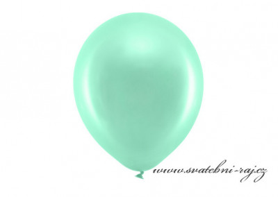 Metalické balónky mint-green