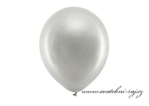 Zobrazit detail - Metalický balónek stříbrný