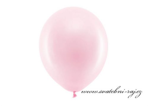 Nafukovací balónek světlounce růžový