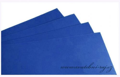 Papír pro tvoření královsky modrý - A4