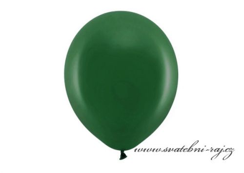 Pastelové balónky tmavě zelené