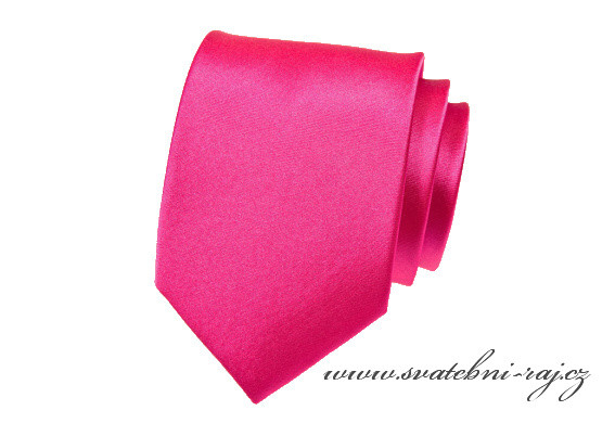 Pánská kravata fuchsia