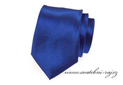 Pánská kravata královsky modrá