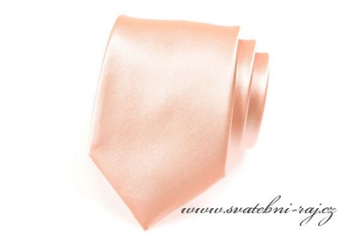 Zobrazit detail - Pánská kravata lososová