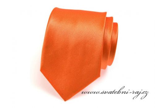 Zobrazit detail - Pánská kravata oranžová