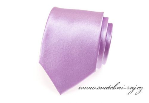 Pánská kravata růžovo-fialová