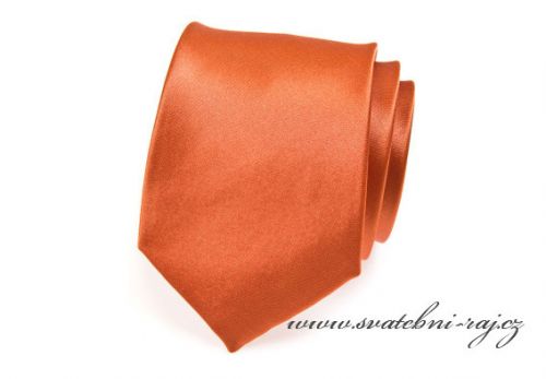 Zobrazit detail - Pánská kravata terakota