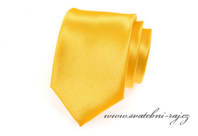 Pánská kravata žlutá