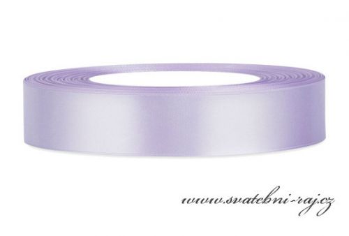 Saténová stuha světle fialová, 24 mm